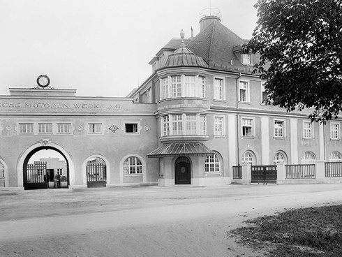 BMW's hovedkontor i München i 1922