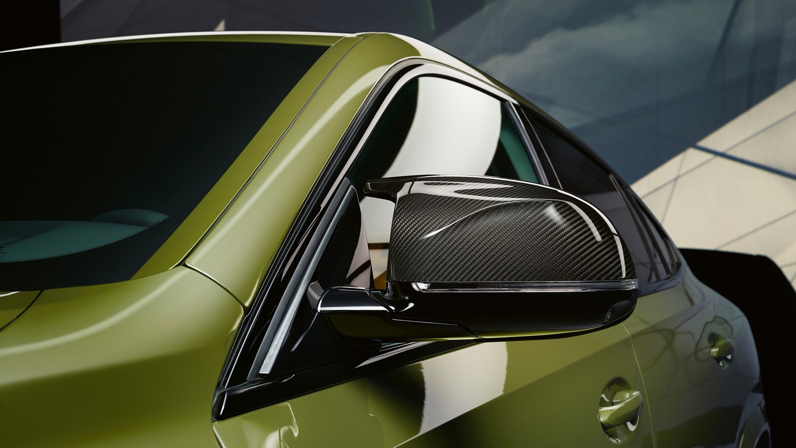 Detaljerede sidespejle på BMW X6 M 