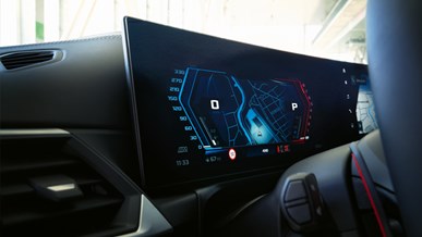 BMW Curved Display.