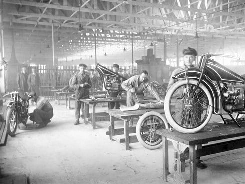 Den første BMW motorcykel i 1923