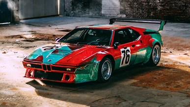 BMW Art Car by Andy Warhol hos Bayern AutoGroup  Aarhus 