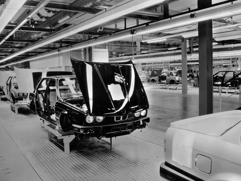 Fremstilling af BMW 3-serie på BWM fabrik i Regensburg