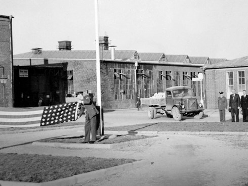 Amerikansk militær nedlagde fabrikken i München i 1945