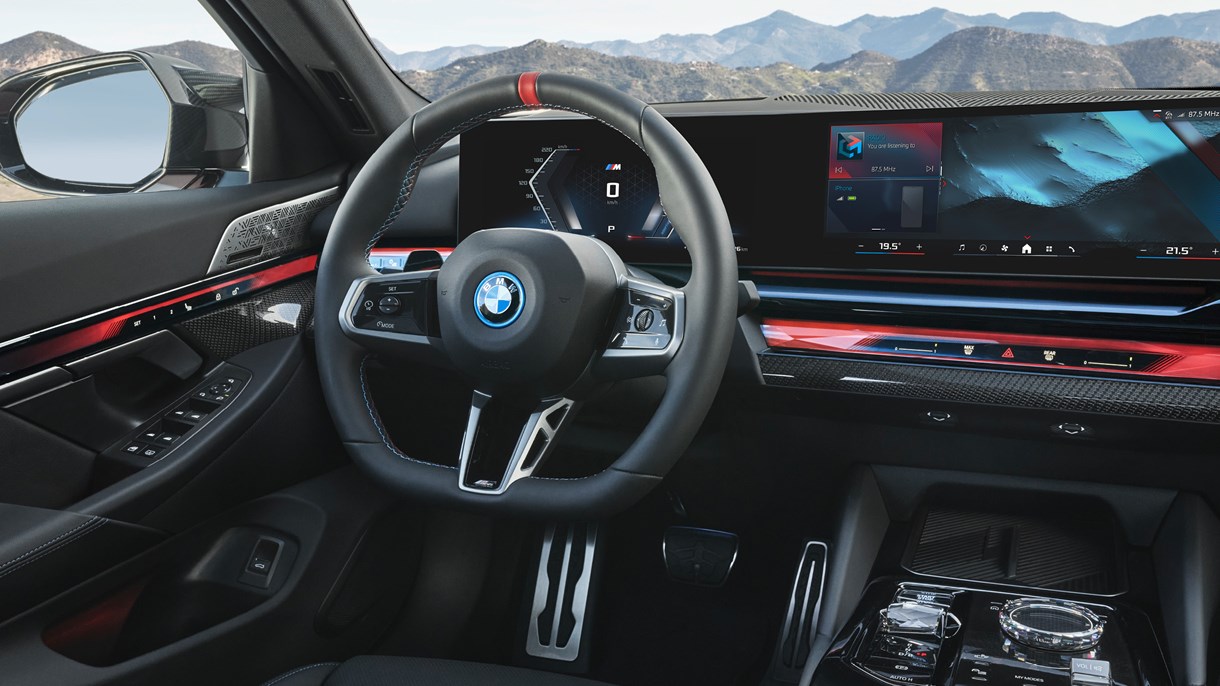 Interiør på en BMW 5-serie Sedan