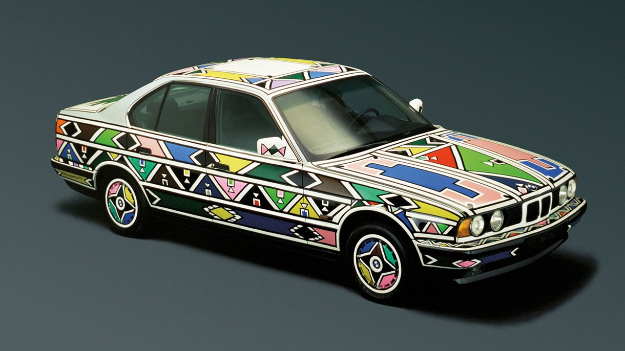 Esther Mahlangu / BMW 525i / 1991